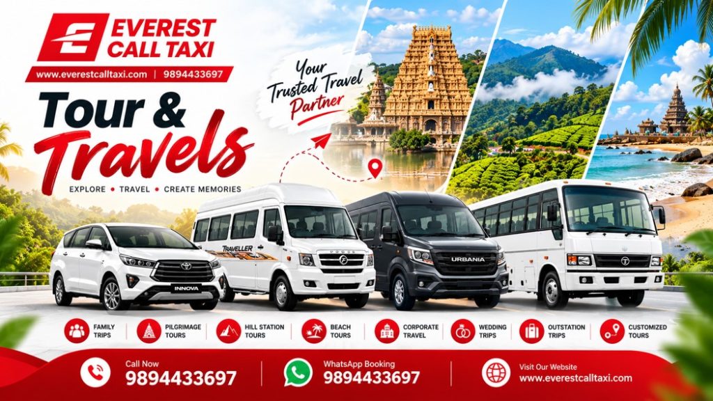 Everest Call Taxi tours and travels vehicles