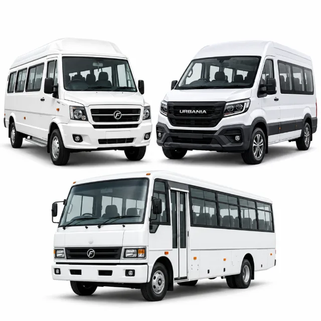 Tempo Traveller for group tours from Vellore